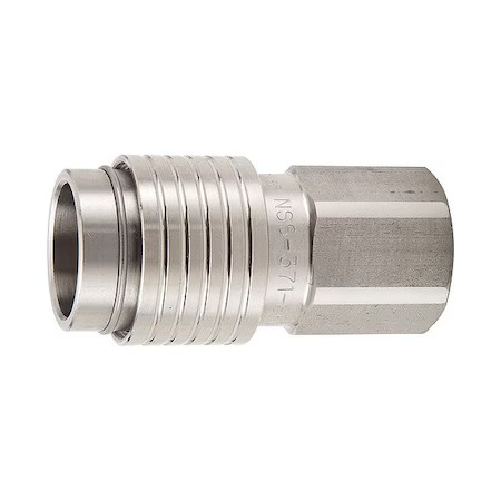 Parker Nss-371-6Fo-D Body Assembly Coupling, Stainless Steel Body,