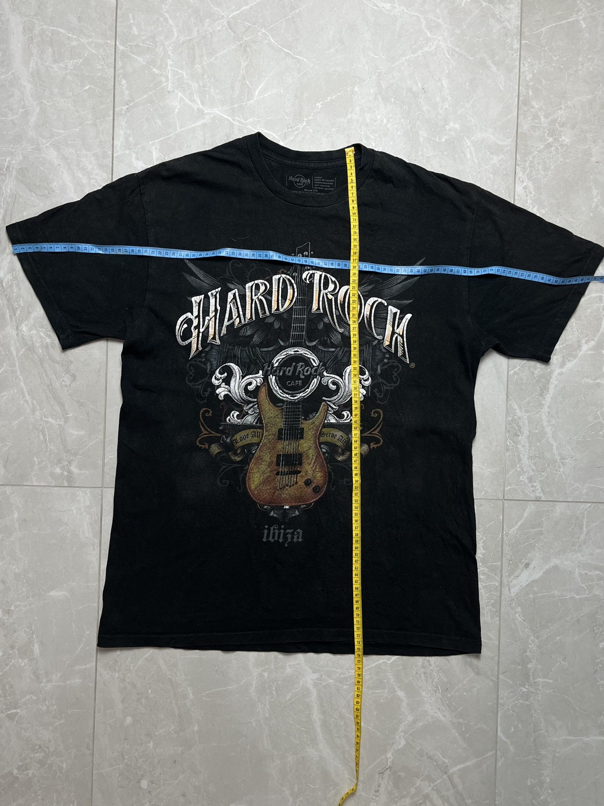 Vintage Y2K Hard Rock Cafe Malta Guitar Affliction Shirt image 2