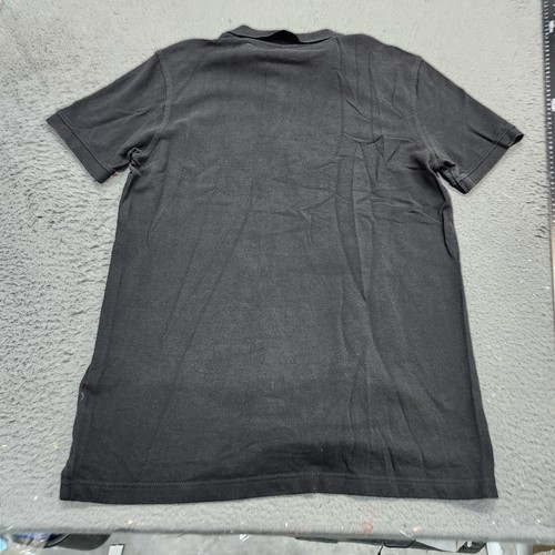 Fendi Polo Shirt Mens Large Black Monster Eyes Logo Pique Knit Casual Designer - Afbeelding 6 van 7