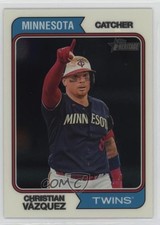 2023 Topps Heritage High Number Chrome /999 Christian Vazquez Vázquez #673 bp9