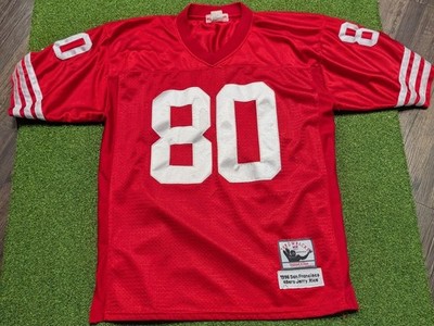 Mitchell & Ness Throwback 96 San Francisco 49ers Jerry Rice #80 Jersey Men s  50