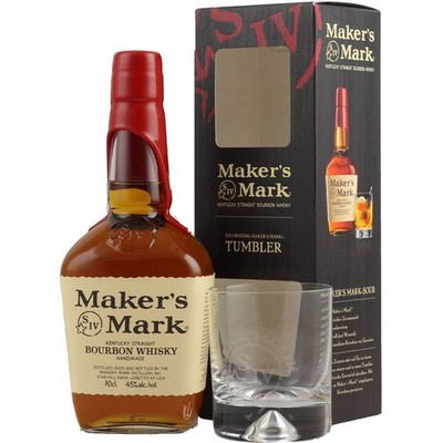 Makers Mark Geschenkset mit Tumbler 0,7l 45%