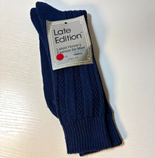Vintage Deadstock Late Edition Men  s Dress Socks Solid Size 10-13 1 Pair F-254