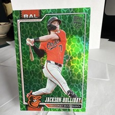 2026 Topps Series 1 Holiday Easter green foil Jackson Hollliday #92