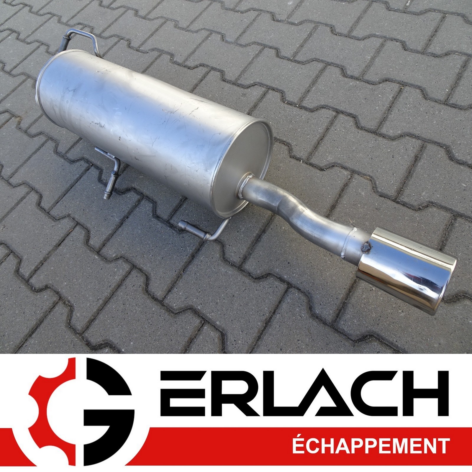 Silencieux arrière pour Peugeot 307 CC 2.0i d'échappement d'origine