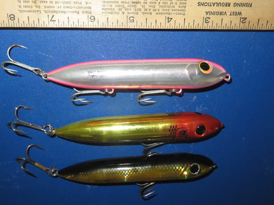 Lot of 3 Heddon Super Spook Topwater lures (Heddon Spook) - Image 4
