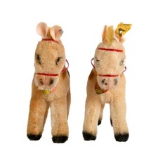 Pair of Steiff Gimiy Size Ponies