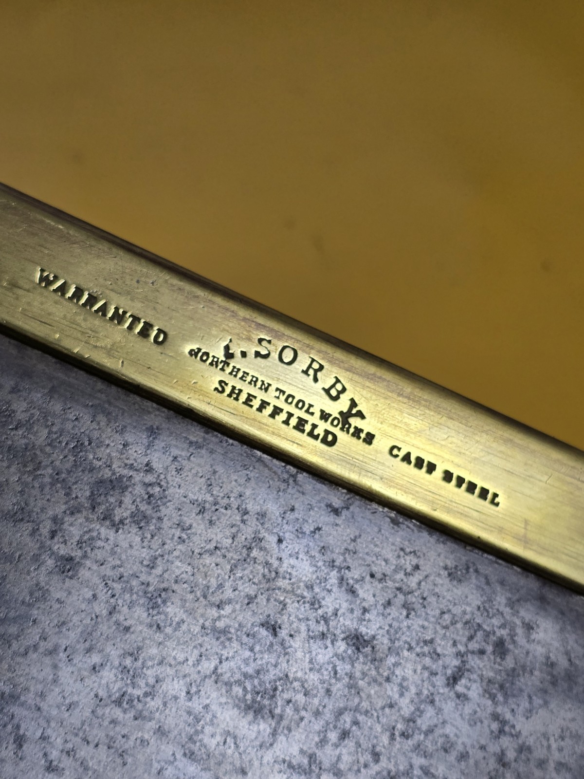 SUPERB ENGLISH BRASS BACK TENON SAW BY I SORBY SHEFFIELD VINTAGE ENGLISH SAW