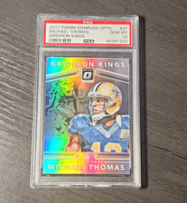 Panini 2017 Donruss Optic Gridiron Kings Michael Thomas #37 PSA 10 Saints
