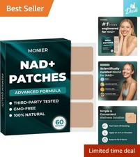 Unflavored 60-Count NAD Patches - Energize Your Life with Natural Ingredients