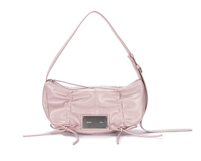 Matin Kim Half Shirring Ribbon Round Bag Mini Shoulder Bag Korea 3 Colors