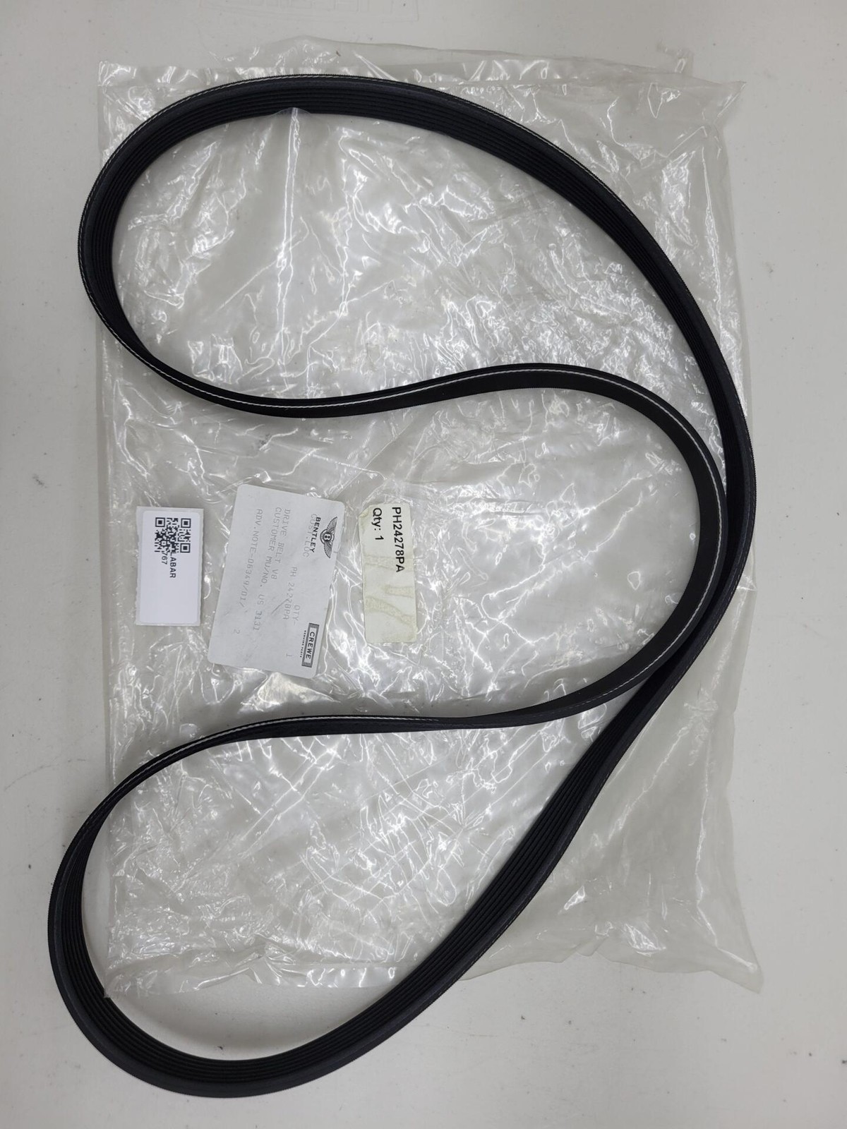 Rolls Royce / Bentley DRIVE BELT V8 PH24278PA