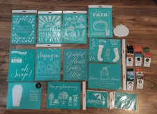 NEW CHALK COUTURE Silkscreen RETIRED Transfers LOT OF 33 - Paste, Size A & B