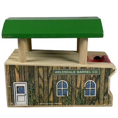 Thomas & Friends Wooden Railway Arlesdale Barrel Co Loader Lever NO BARRELS