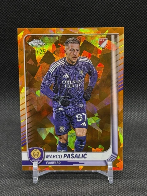 Marco Pasalic 2025 Topps Chrome Sapphire MLS Orange Refractor /25 #113 SP
