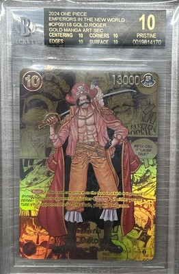 ロドニー SR BGS 10 (ゴールドラベル) BGS 10 BLACK LABEL One Piece Gol D. Roger Manga OP09-118 Emperors
