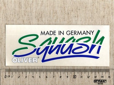 Aufkleber/Sticker OLIVER Squash Made in Germany