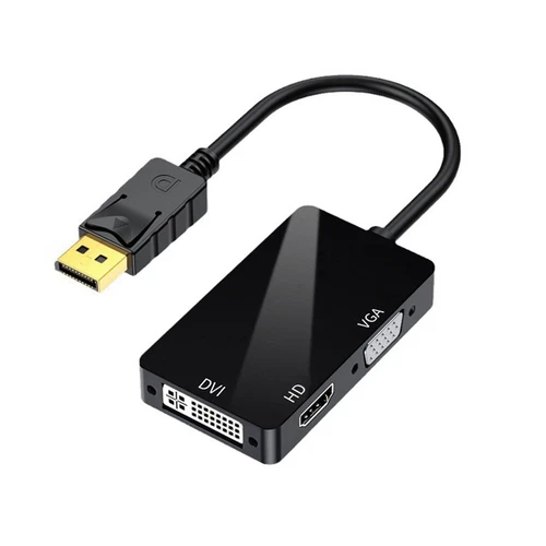 DP auf  VGA DVI -Adapterkabel DP Eins-Zu-Drei-Videokonverter Unterstü5052