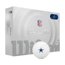 NEW Wilson DUO Soft 2025 NFL Golf Balls - Dallas Cowboys