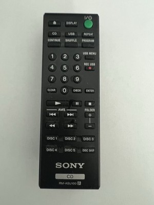 Original OEM Sony RM-ASU100 Remote Control For CDP-CE500 Sony Compact Disc CD