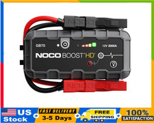 Noco Gb70 Genius Boost Hd 2000a Amp - 12v Ultrasafe Jump Starter Lithium Led Usb Noco Gb70 Genius Boost Hd 2000a Amp - 12v Ultrasafe Jump Starter Lithium Led Usb