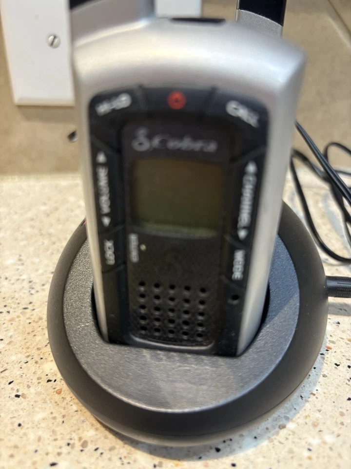 Cobra Micro Talk GA-CF4 Handheld Walkie Talkie Set with Desktop Charger 2 Pack - Image 3 of 4