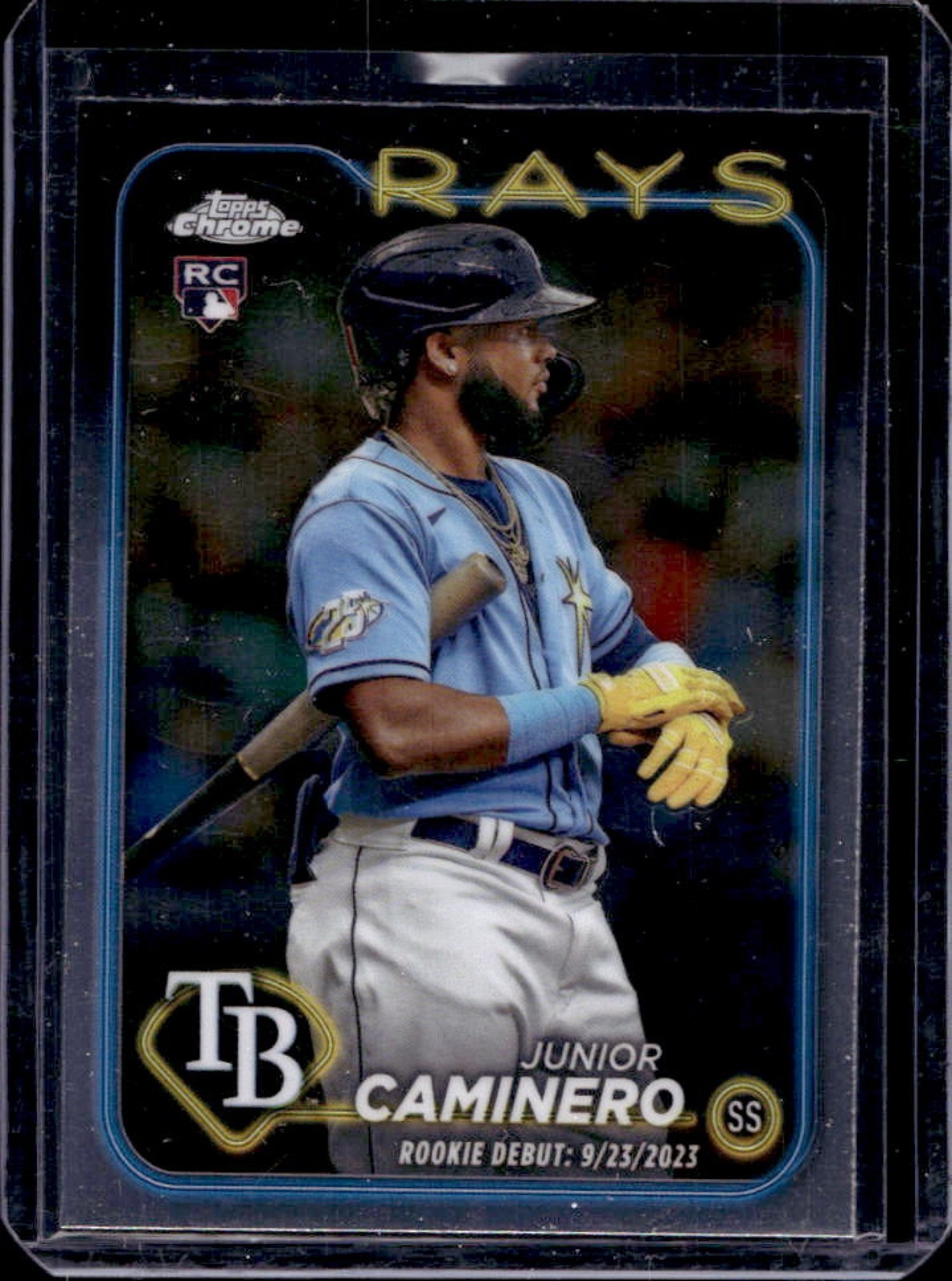 2024 Topps Chrome Update Junior Caminero RC Rookie #USC193 Rays