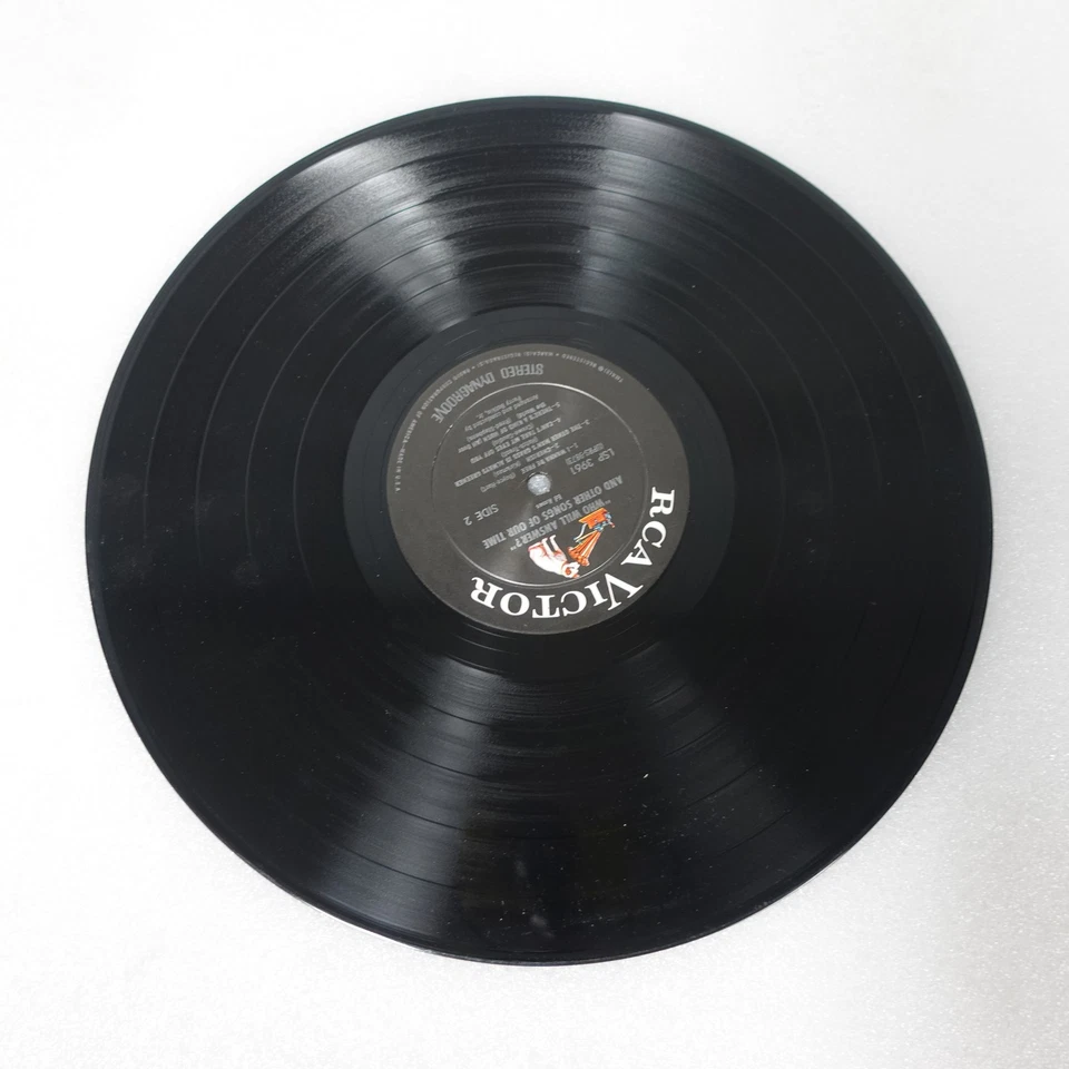 Ed Ames Who Will Answer LP Vinyl Album Record Pop Foto 4 de 4