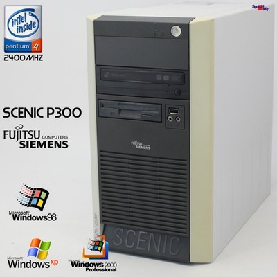 PC COMPUTER FUJITSU SIEMENS SCENIC P300 i845GE D1521 RS-232 PARALLEL WIN 98 XP