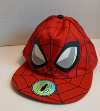 H M Marvel Spider-Man Kid's Hat Fits Age 4-8 Years Adjustable Snap Back