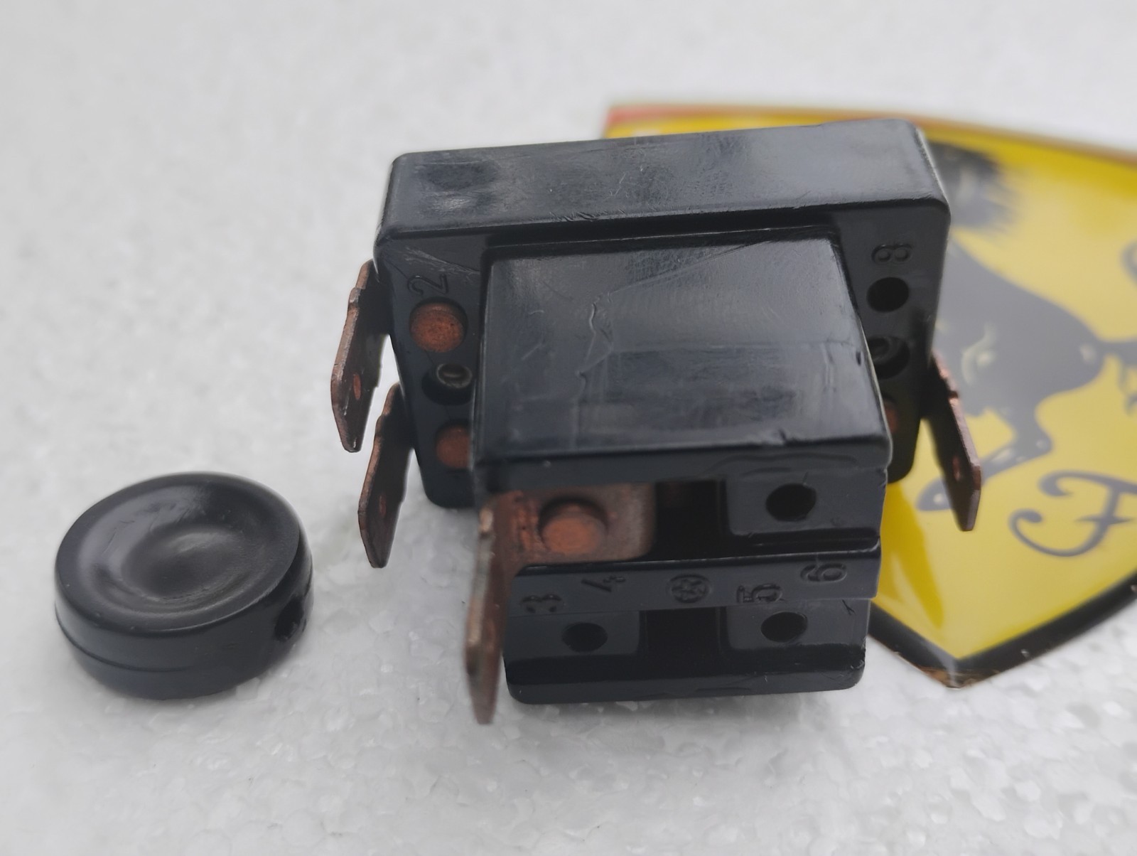 Ferrari 330 Interior Control Light Toggle Switch With Knob_275_365_VINTAGE NEW