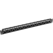 TRIPP LITE N254-024-OF 24-Port 1U Cat5e Cat6 Feed-Through Patch Panel Offset