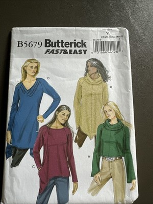 Butterick B5679 Fast & Easy Top Uncut