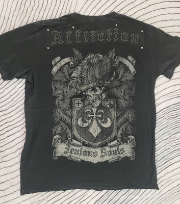 AFFLICTION VINTAGE TEE SIZE XXXL PRE OWNED 