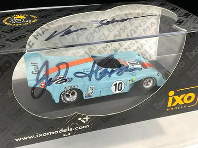 Ebbro Porsche 956 1983 LM 24H Signed by Schuppan 1/43 Scale Diecast Car Model