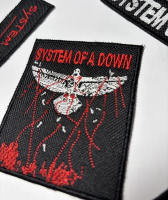 System of a Down Patch Aufnäher Sticker Metal Rock Band (Neu (gemäss Beschreibung)) in Horn für