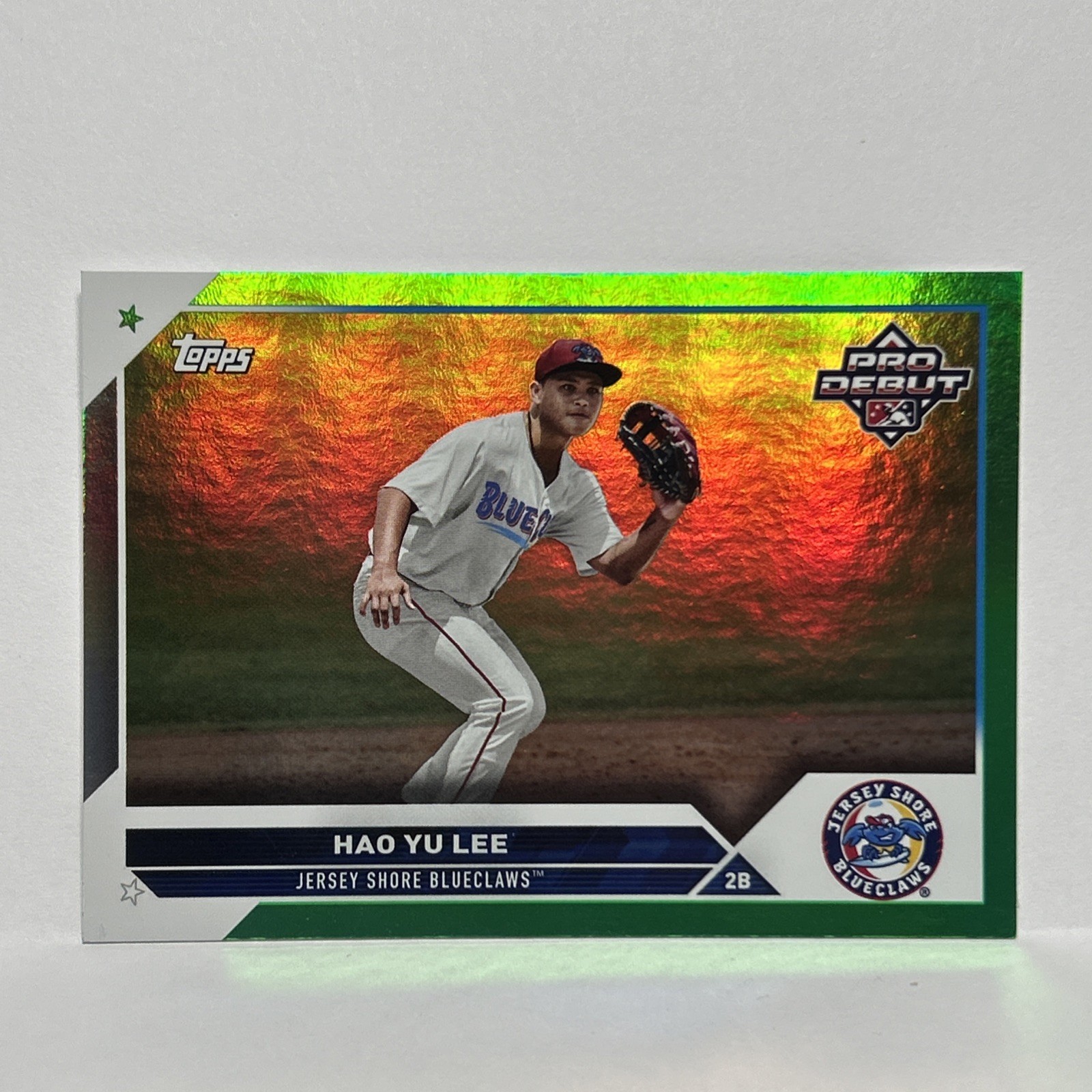 2023 Topps Pro Debut Baseball Hao Yu Lee Green Foil 90/99-Detroit-PD-116🌟💎