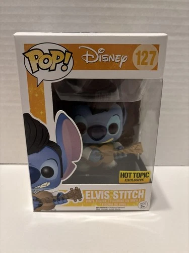 Funko POP! Disney Lilo & Stitch Stitch as Elvis #127 HT Exclusive W/protector