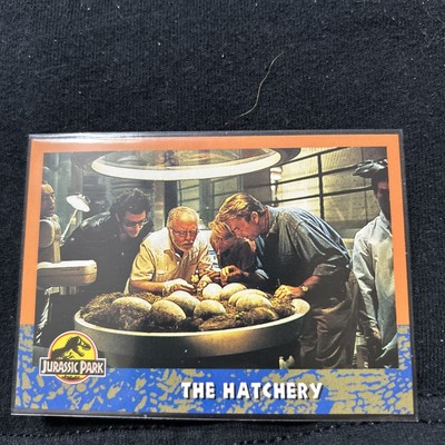 Jurassic Park - Topps Trading Card # 26, The Hatchery (1993)