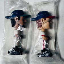 Post Cereal Mini Bobble Head Lot of 2 Chipper Jones Ichiro Suzuki MLB Sealed