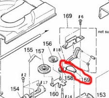 Cinghia vassoio per Sony CDP-X555ES CDP-X559ES CDP-X707ES CDP-X779ES con tracciamento #