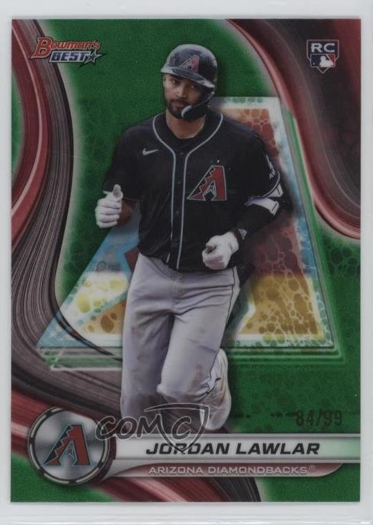 2024 Bowman's Best Green Refractor 84/99 Jordan Lawlar #4 Rookie RC 0i2h