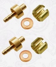 2 X Hope Olive and Barb connectors E4 V4 X2 Tech3  Suits Hope brakes.