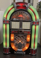 2003 Nostalgia Classics Jukebox Ricevitore Radio AM/FM Lettore CD Illuminazione Scrivania
