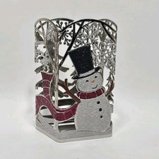 Bath And Body Works Snowman Metal Soap Holder Display