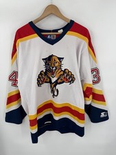 Vintage 90s Starter Florida Panthers Vanbiesbrouck #34 Authentic Jersey Medium
