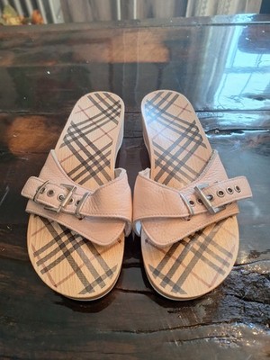 Burberry Pink Clogs