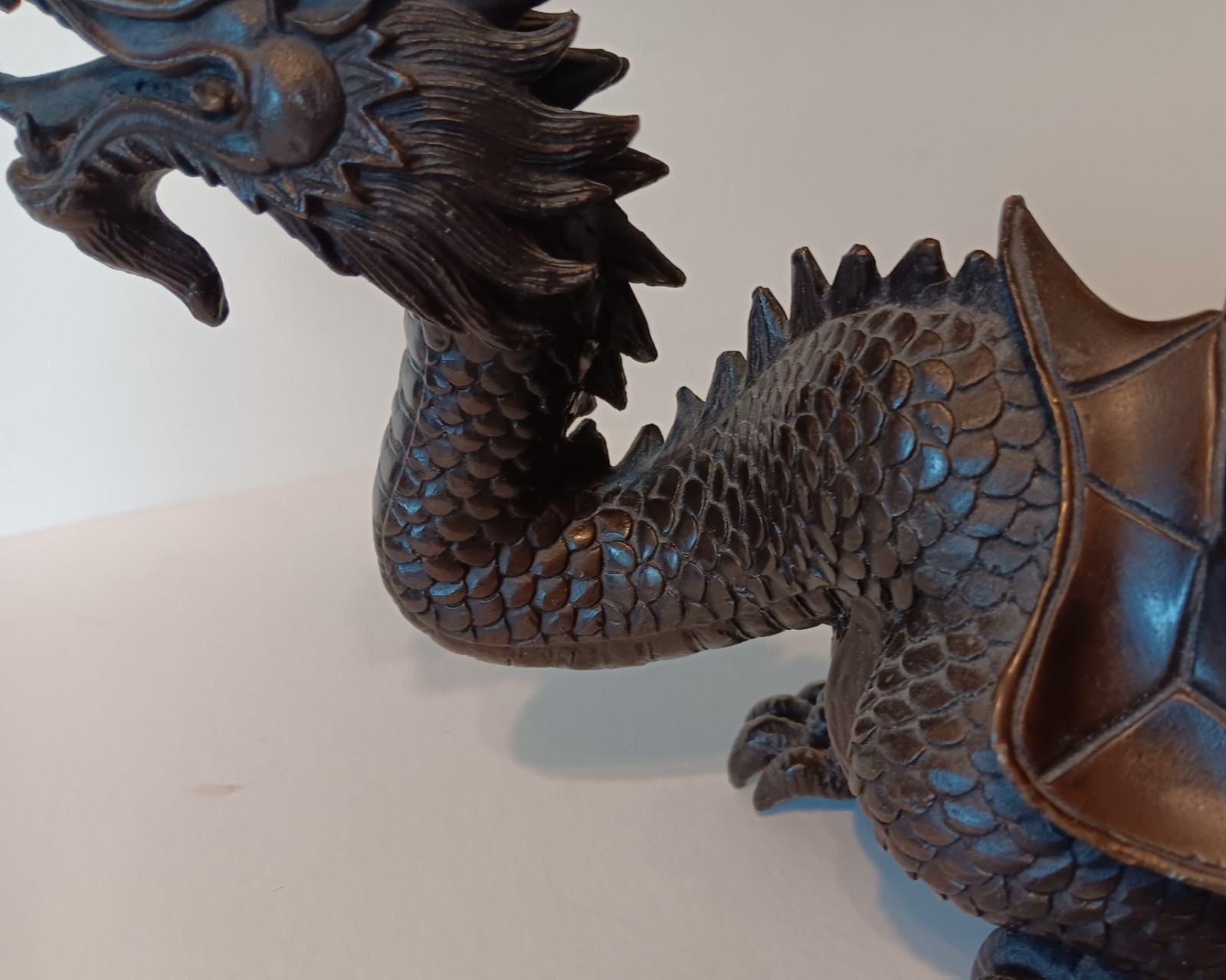 8 Old Chinese Dynasty Bronze Fengshui Dragon turtle Tortoise Animal Statue