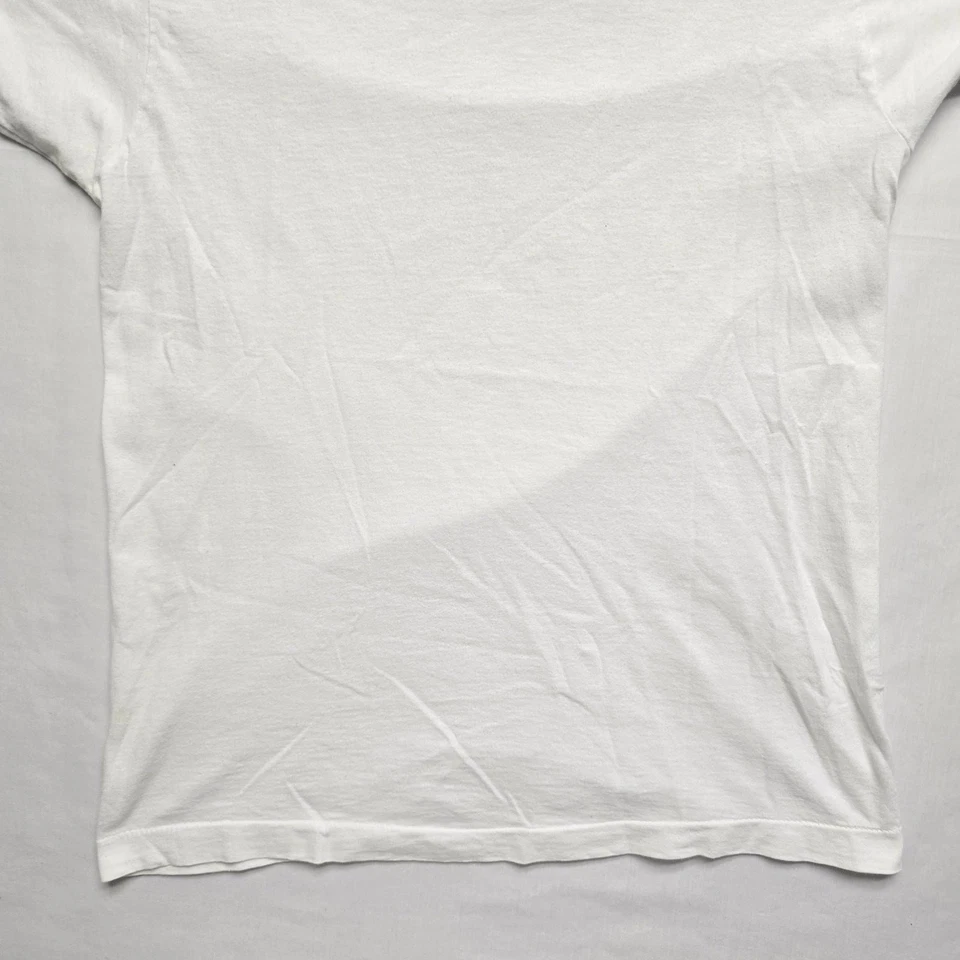 Винтажная белая простая футболка BVD с коротким рукавом футболка 80-е винтажная - Изображение 4 из 4