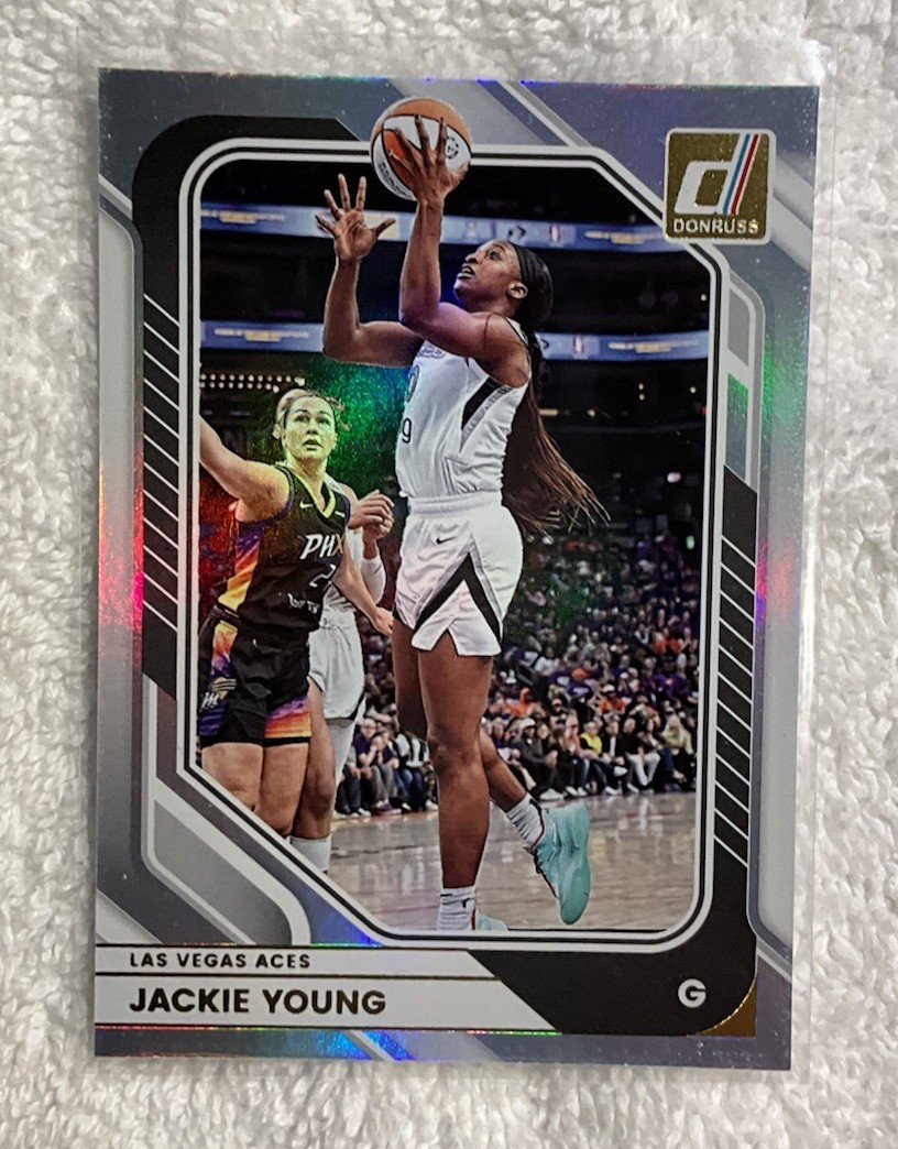 2026 Panini Donruss WNBA JACKIE YOUNG #32 SILVER HOLO ACES